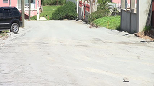 A road under construction at the Colquhoun Development at Cotton Ground